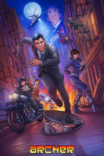 Poster for the TV series "Archer" #1675467