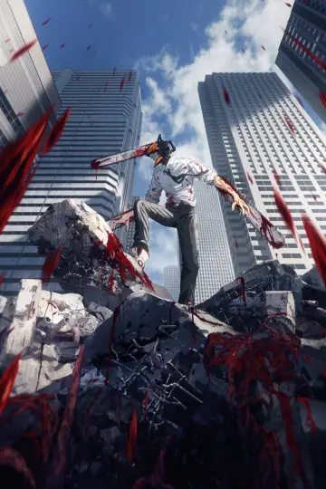 Poster к сериалу "Chainsaw Man" #1329519