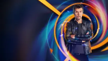 Backdrop for the TV series "Rhod Gilbert