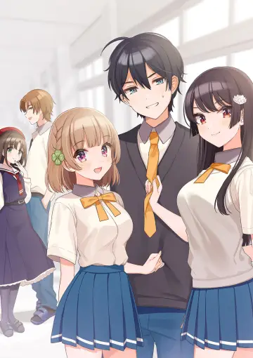 Poster for the TV series "Osamake: Romcom Where the Childhood Friend Won