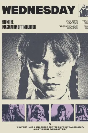 Poster for the TV series "Wednesday" #1782957