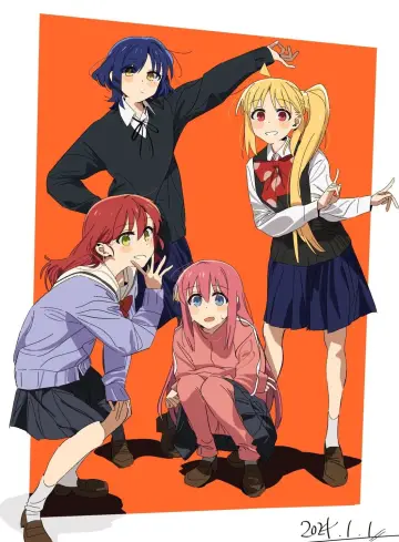 Poster к сериалу "BOCCHI THE ROCK!" #1455339