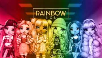 Backdrop for the TV series "Rainbow High" #1408653