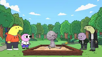 Backdrop к сериалу "Smiling Friends" #1355389