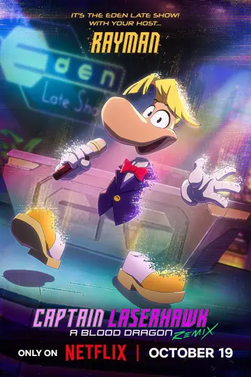 Poster for the TV series "Captain Laserhawk: A Blood Dragon Remix" #1874245