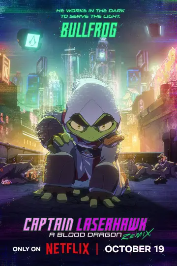 Poster for the TV series "Captain Laserhawk: A Blood Dragon Remix" #1874341