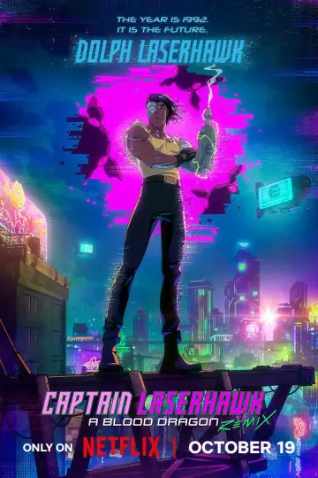 Poster for the TV series "Captain Laserhawk: A Blood Dragon Remix" #1874342