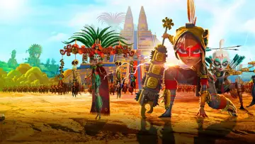 Backdrop for the TV series "Maya and the Three" #1422833