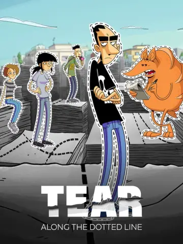 Poster for the TV series "Tear Along the Dotted Line" #1772391