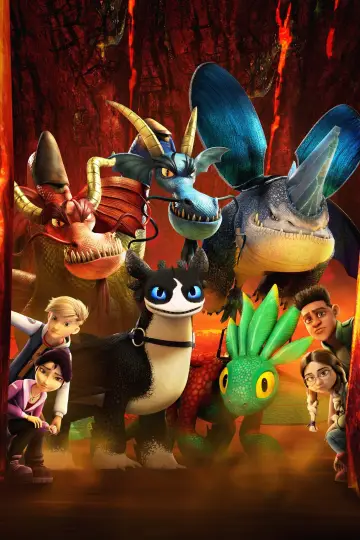 Poster к сериалу "Dragons: The Nine Realms" #1381307