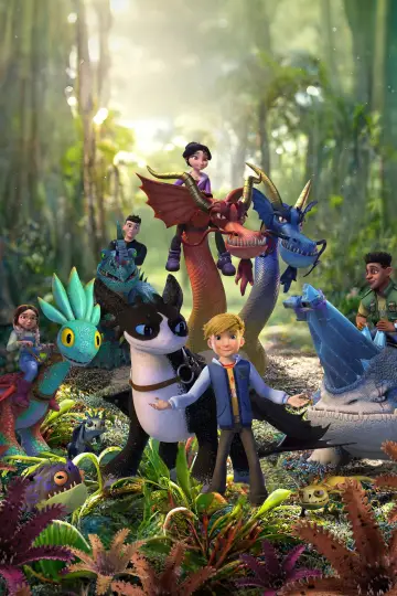 Poster к сериалу "Dragons: The Nine Realms" #1381308