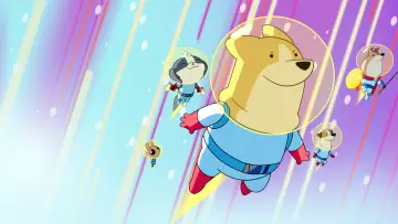 Backdrop for the TV series "Dogs in Space" #1592494