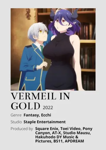 Poster for the TV series "Vermeil in Gold" #1538202