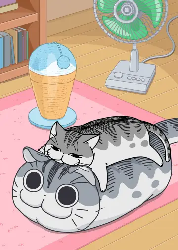 Poster for the TV series "Nights with a Cat" #1498981
