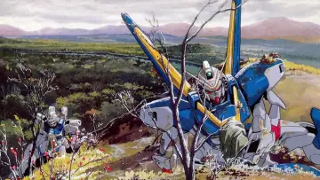 Backdrop for the TV series "Mobile Suit Victory Gundam" #1412084