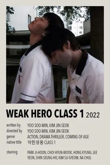 Poster к сериалу "Weak Hero" #1283857