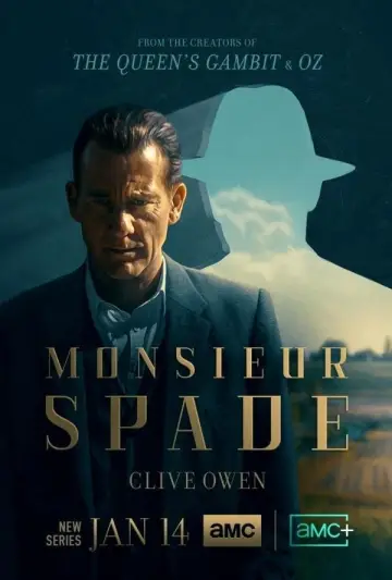 Poster for the TV series "Monsieur Spade" #1598955