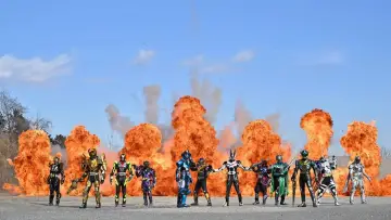 Backdrop for the TV series "Kamen Rider Outsiders" #1509458
