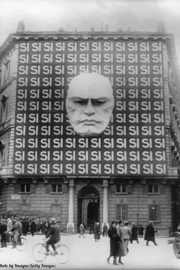 Poster for the TV series "Mussolini: Son of the Century" #1765846