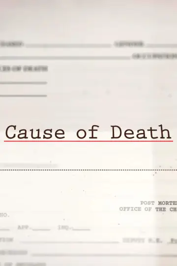 Cause of Death Poster