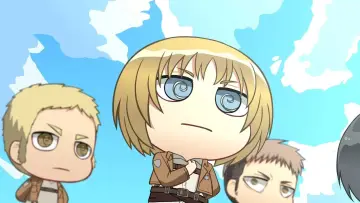Backdrop for the TV series "Attack on Titan: Chibi Theater" #1511525
