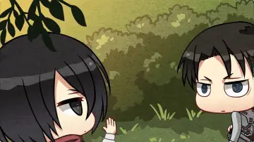 Backdrop for the TV series "Attack on Titan: Chibi Theater" #1511528