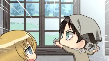 Backdrop for the TV series "Attack on Titan: Chibi Theater" #1511531
