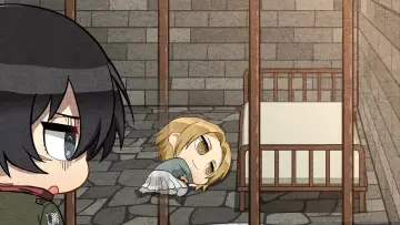 Backdrop for the TV series "Attack on Titan: Chibi Theater" #1511533