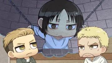 Backdrop for the TV series "Attack on Titan: Chibi Theater" #1511534