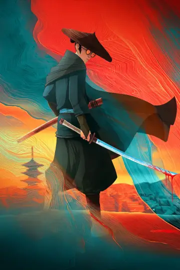 Poster for the TV series "BLUE EYE SAMURAI" #1716104