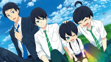 Backdrop for the TV series "The Yuzuki Family