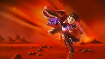 Backdrop for the TV series "Quantum Heroes Dinoster" #1549569