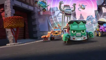 Backdrop for the TV series "Mighty Monsterwheelies" #1416319