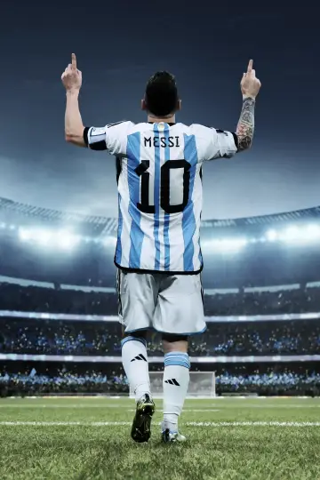 Poster for the TV series "Messi