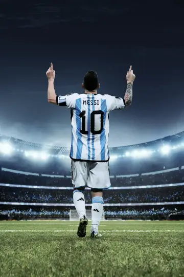 Poster for the TV series "Messi