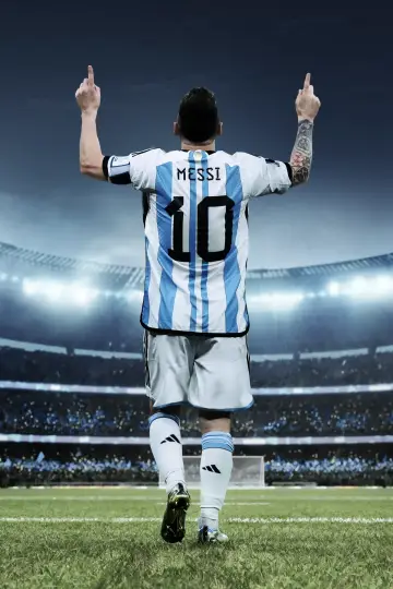 Poster for the TV series "Messi