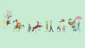 Backdrop for the TV series "Quentin Blake