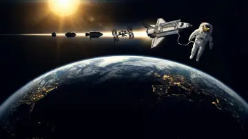 Backdrop for the TV series "Once Upon a Time in Space" #1491398