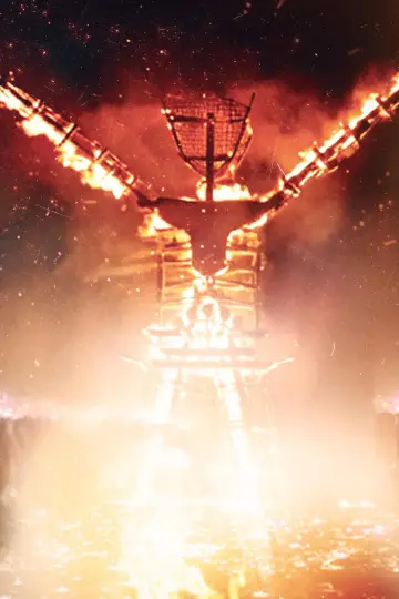 Poster for the TV series "The Man Will Burn" #1478092