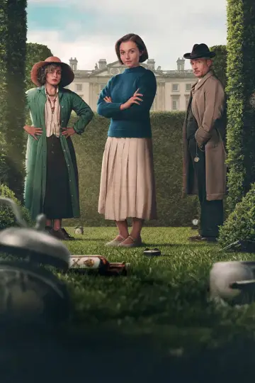 Poster for the TV series "Agatha Christie