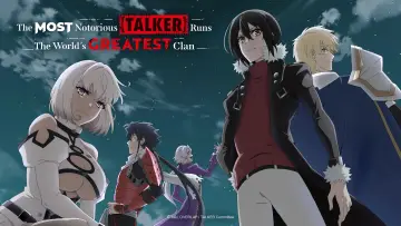 Backdrop for the TV series "The Most Notorious "Talker" Runs the World