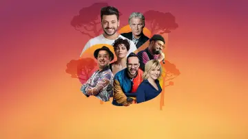 Laugh on the Beach Poster