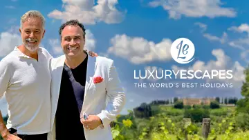 Backdrop for the TV series "Luxury Escapes: The World