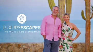 Backdrop for the TV series "Luxury Escapes: The World