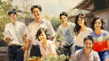 Backdrop for the TV series "Romance in the Alley" #1490414