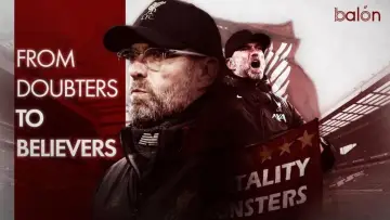 Backdrop for the TV series "Doubters to Believers Liverpool FC: Klopp