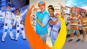 Backdrop for the TV series "Blippi