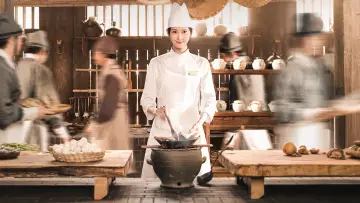 Backdrop for the TV series "Bon Appétit, Your Majesty" #1410559