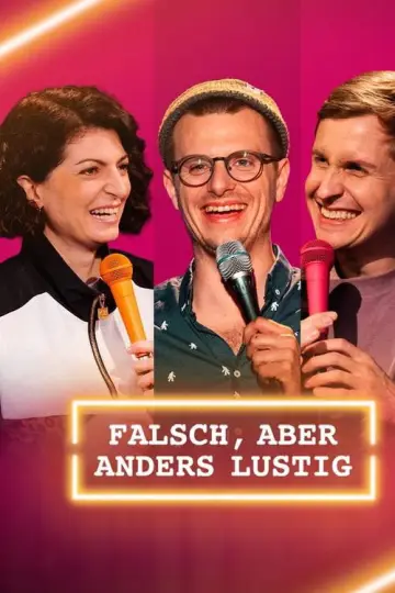 falsch, aber anders lustig Poster