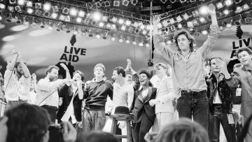 Backdrop for the TV series "Live Aid at 40: When Rock ’n’ Roll Took on the World" #1605389